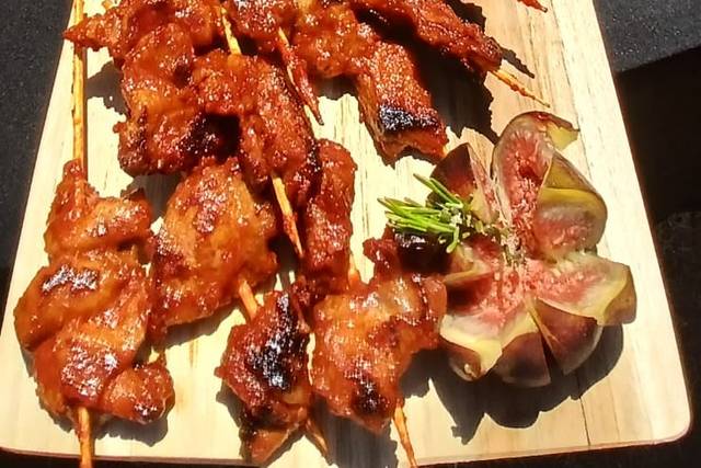 Minis brochettes marinées