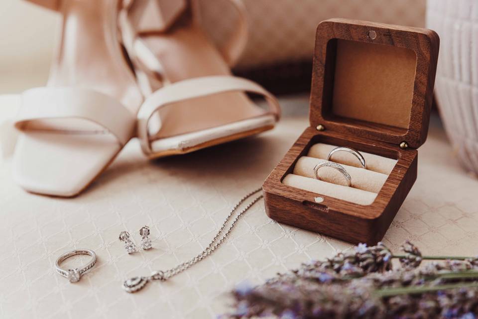 Les accessoires de la mariée