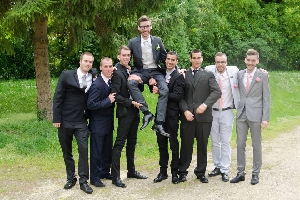 Photo groupe mariage