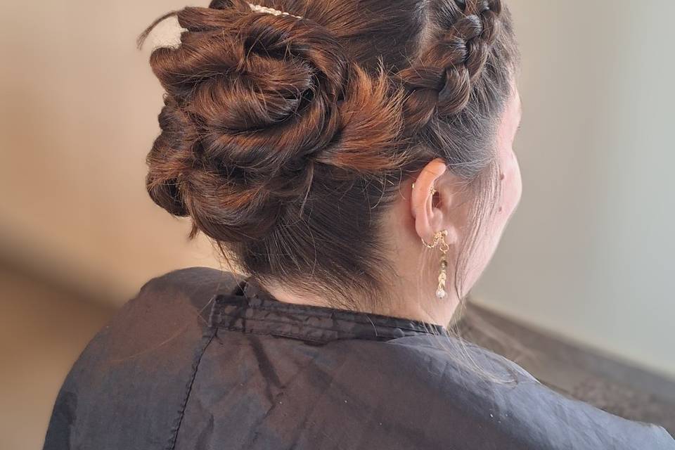 Chignon invitée