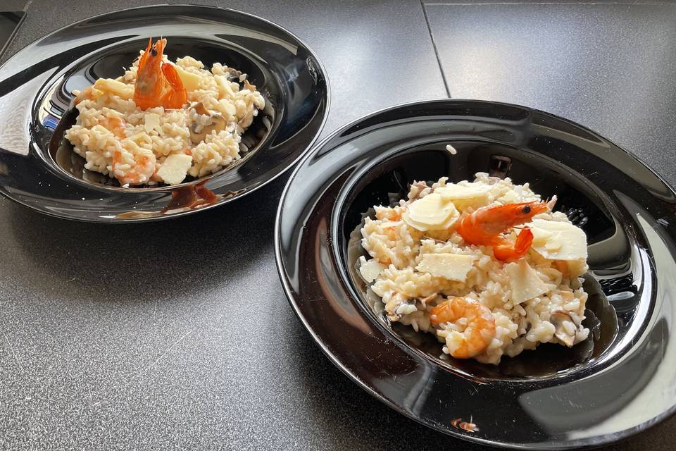 Risotto de crevettes