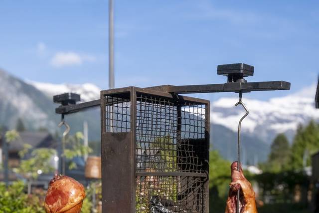 Cochon à la broche