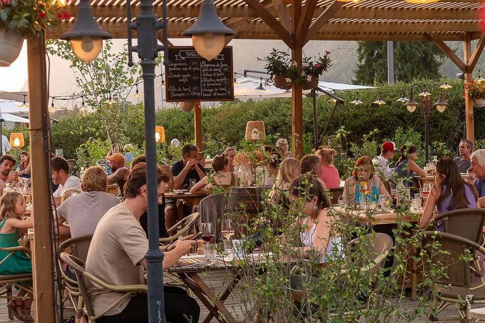 Terrasse au soleil