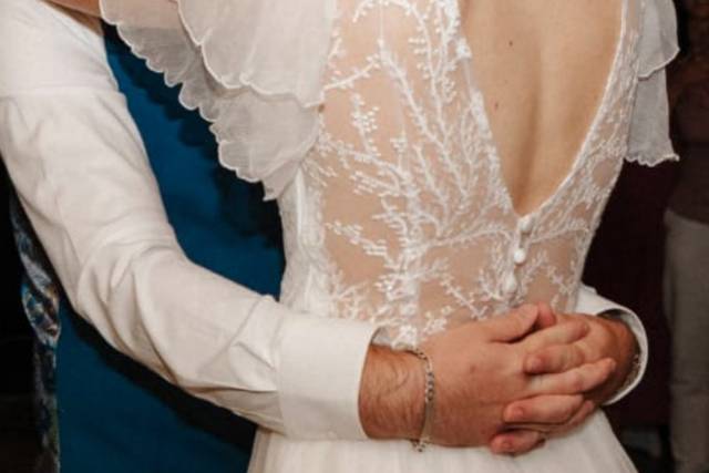 Mousseline de soie et dentelle
