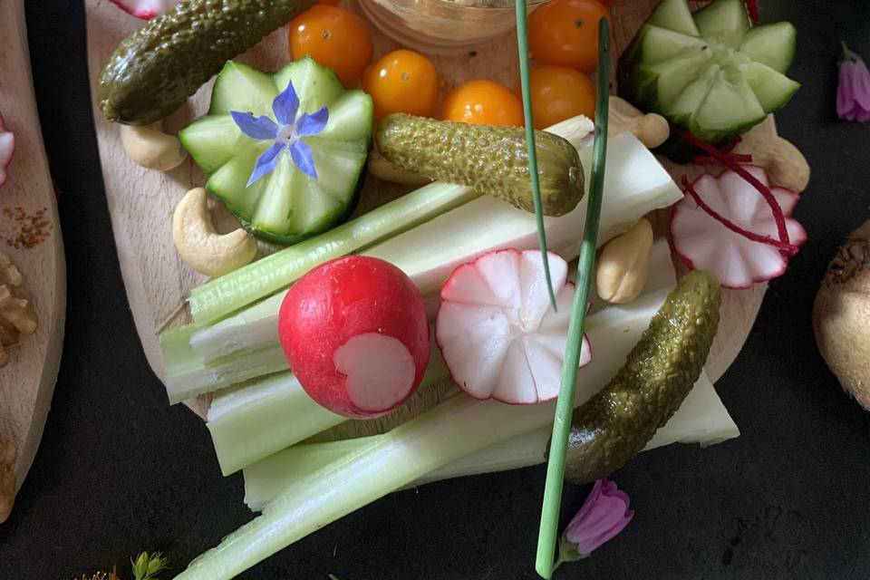 Tartare et crème de poisson