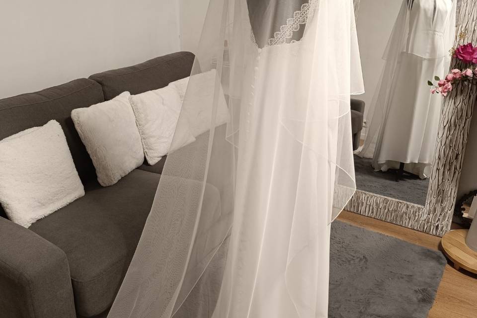 Cape en tulle