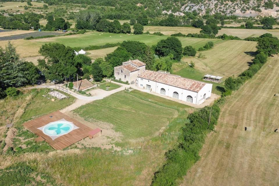 Avant du domaine - bassin
