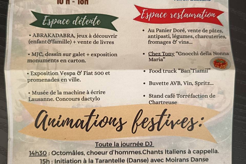 Journée Italie 28.02.26