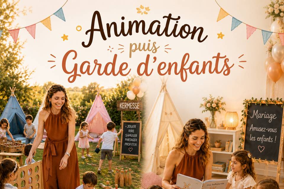 Animation puis Garde d'enfants