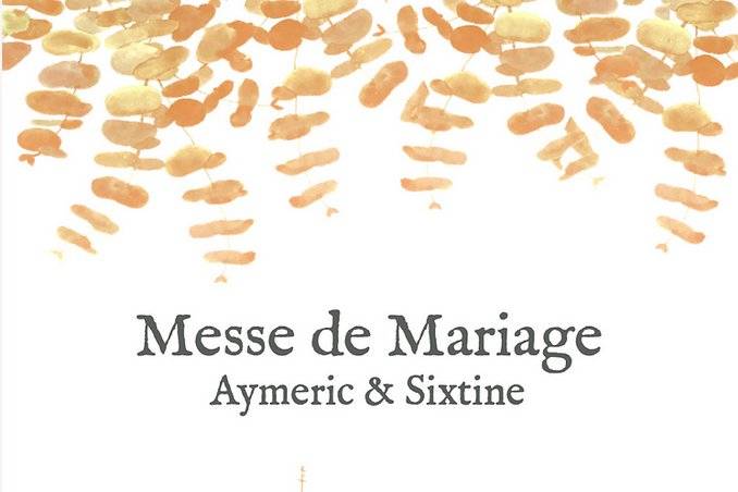 Couverture livret de messe