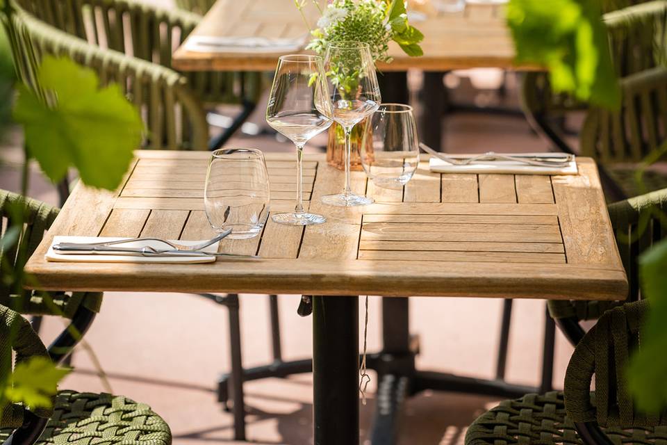 Terrasse du restaurant