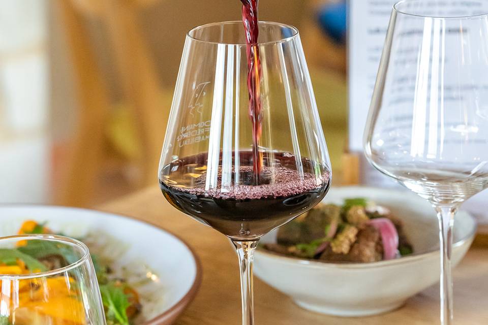 La vin du domaine en accord