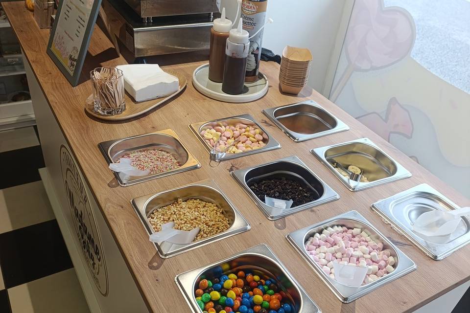 Toppings à volonté