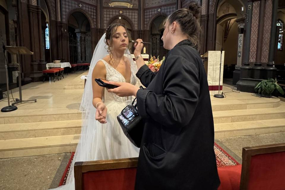 Retouche maquillage cérémonie