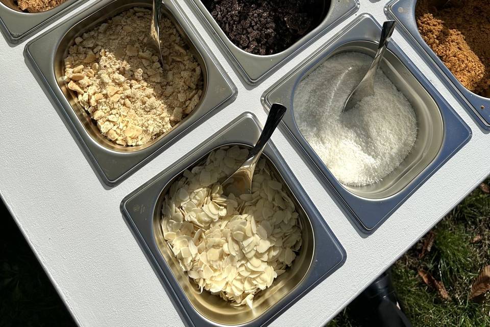 Choix des toppings