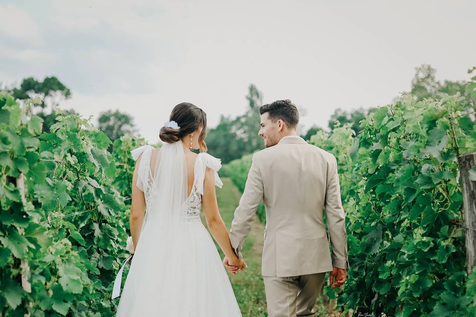 Couple en pleine nature