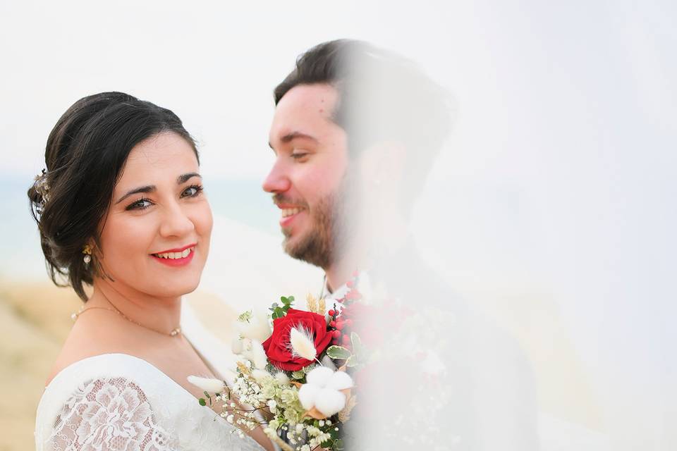 Sourires de mariés
