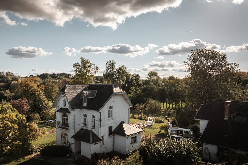 Photographe mariage drone