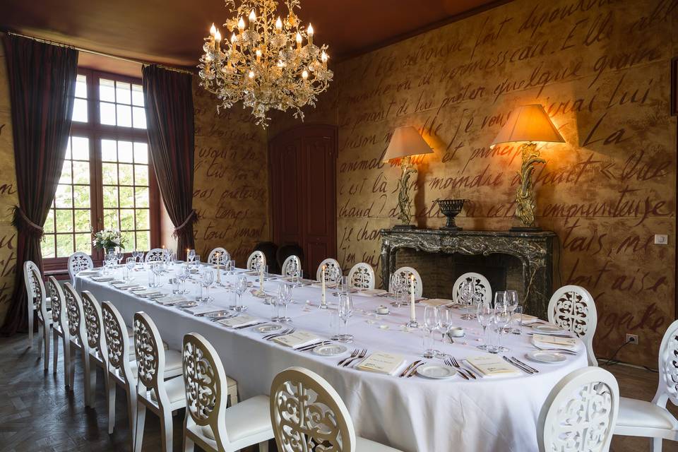 Salle du restaurant pour un banquet