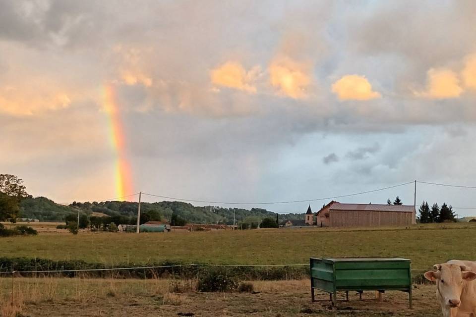 Coucher soleil hautes Pyrénées