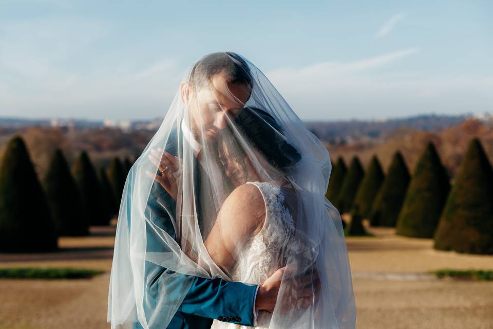 Le couple au parc de Sceaux