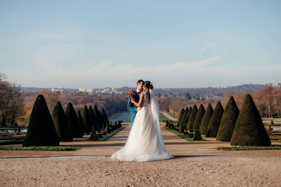 Le couple au parc de Sceaux
