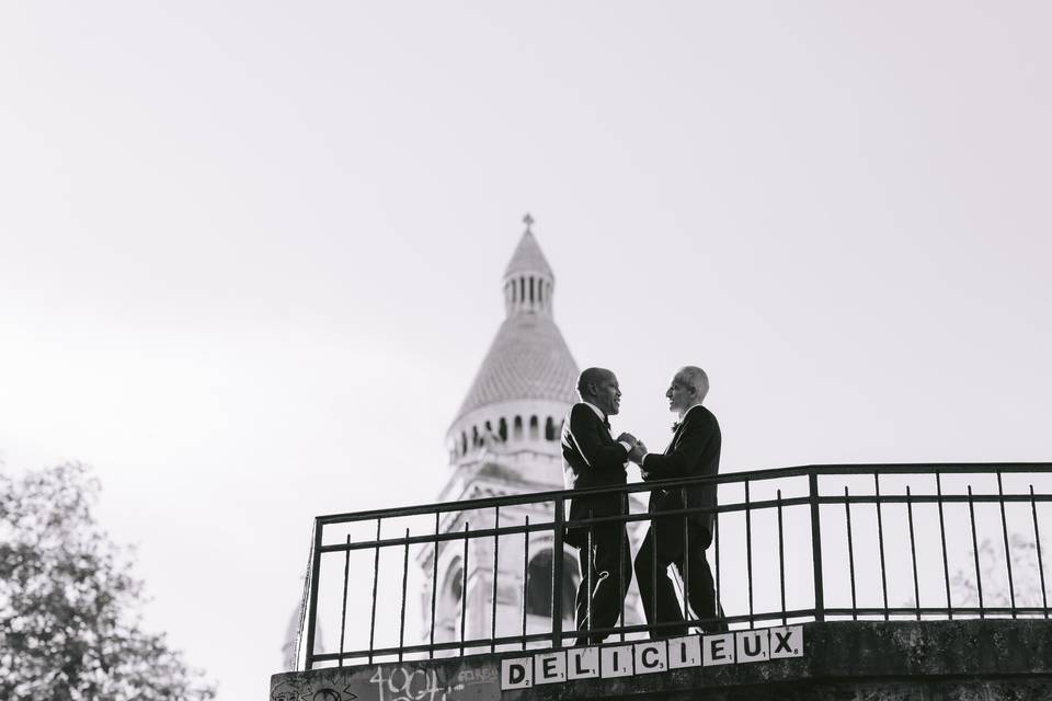 Séance couple à Montmartre