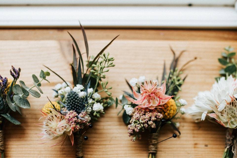 Boutonnière champêtre