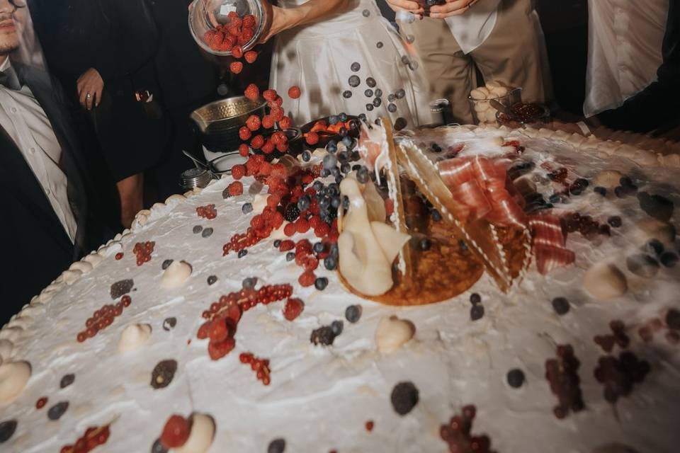 Pavlova geante mariage