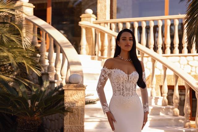 Robe de mariée avec manches