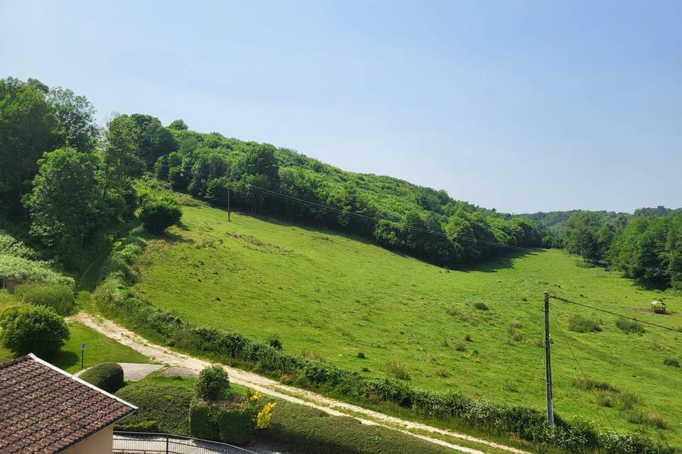 Vue sur le pré