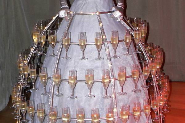 Service champagne mariage