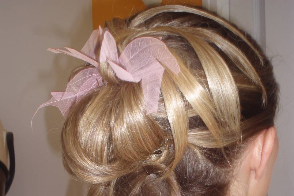 Chignon cascade