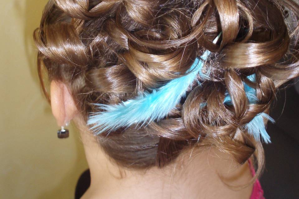 Chignon Demoiselle d'honneur