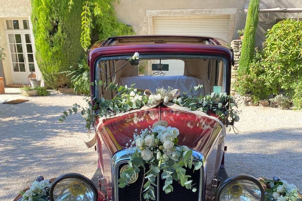 Morris décorée champêtre