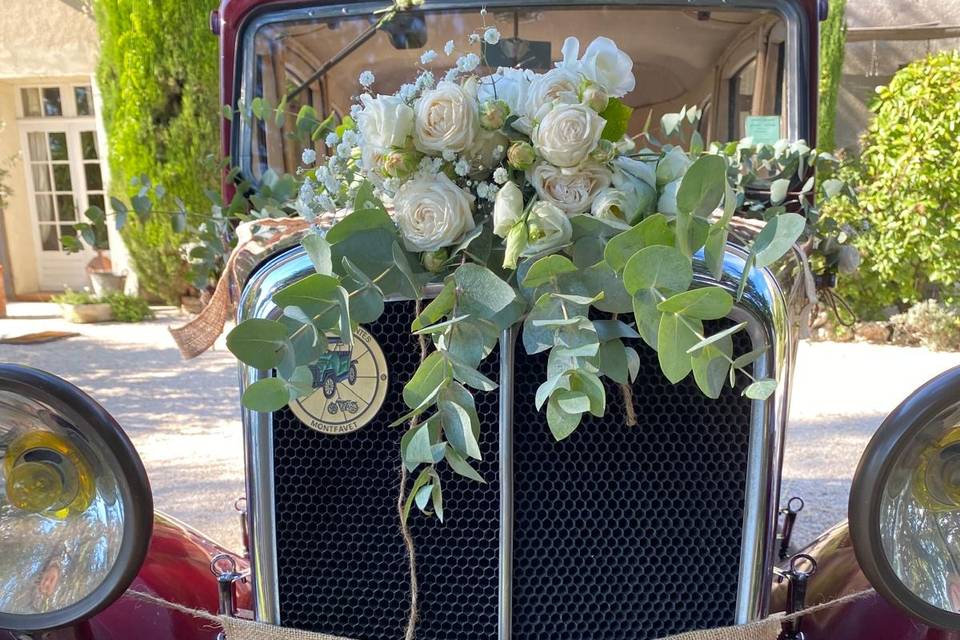 Morris décorée champêtre