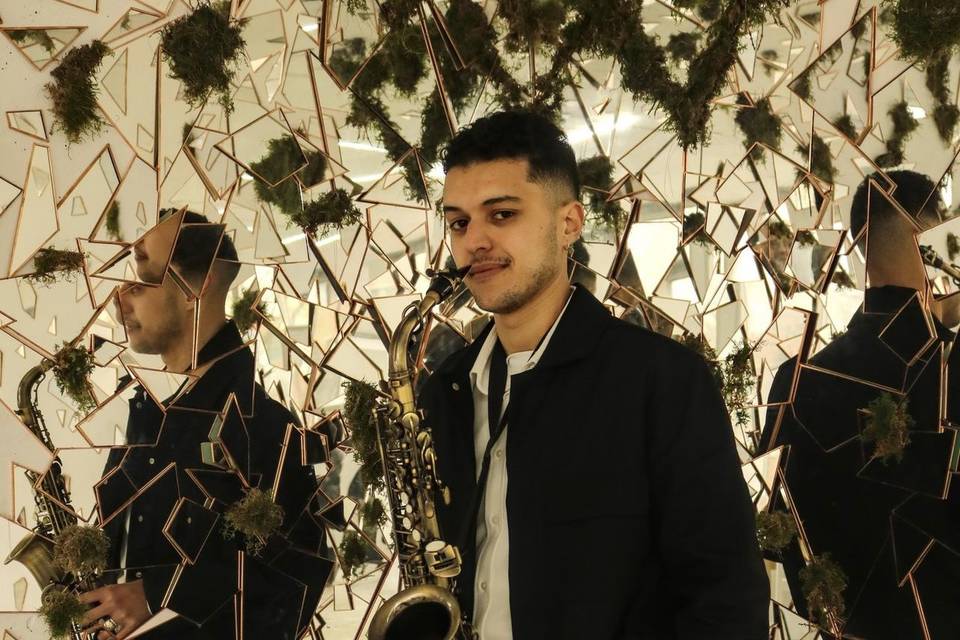 Gabriel et saxophone