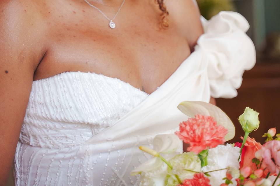 Une mariée sereine