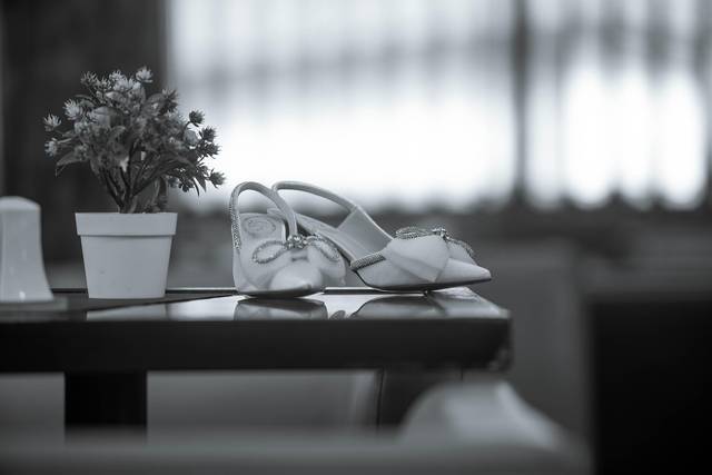 Chaussure de la mariée