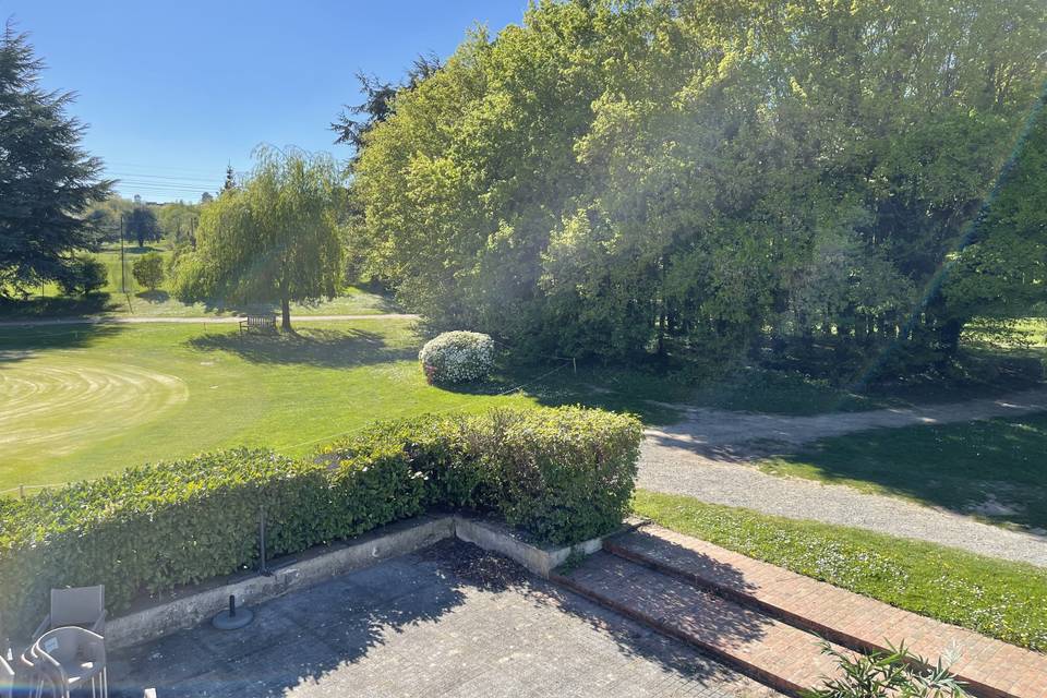 Vue terrasse des Greens