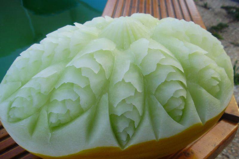 Sculpture sur Fruits et Légumes