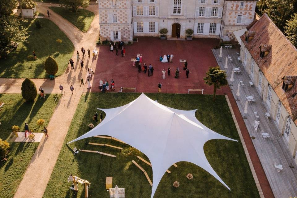 Tente de reception chapiteau