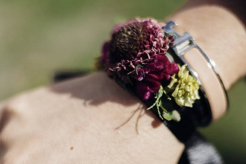 Bracelet en fleurs