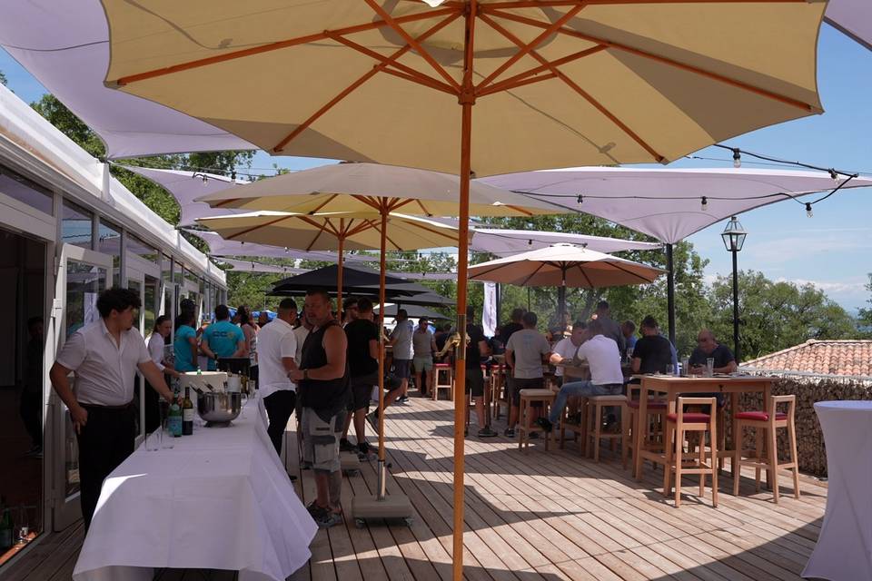 Terrasse salle événementielle