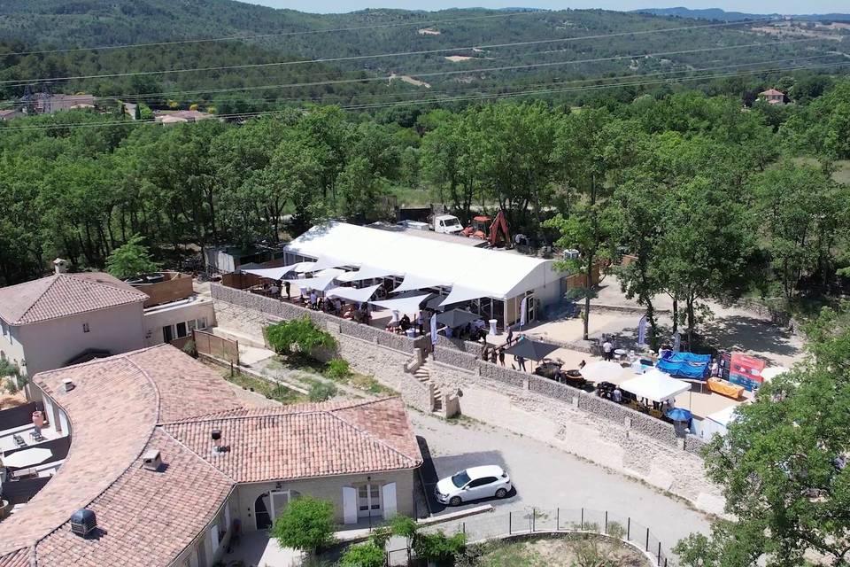 Vue drône du Domaine