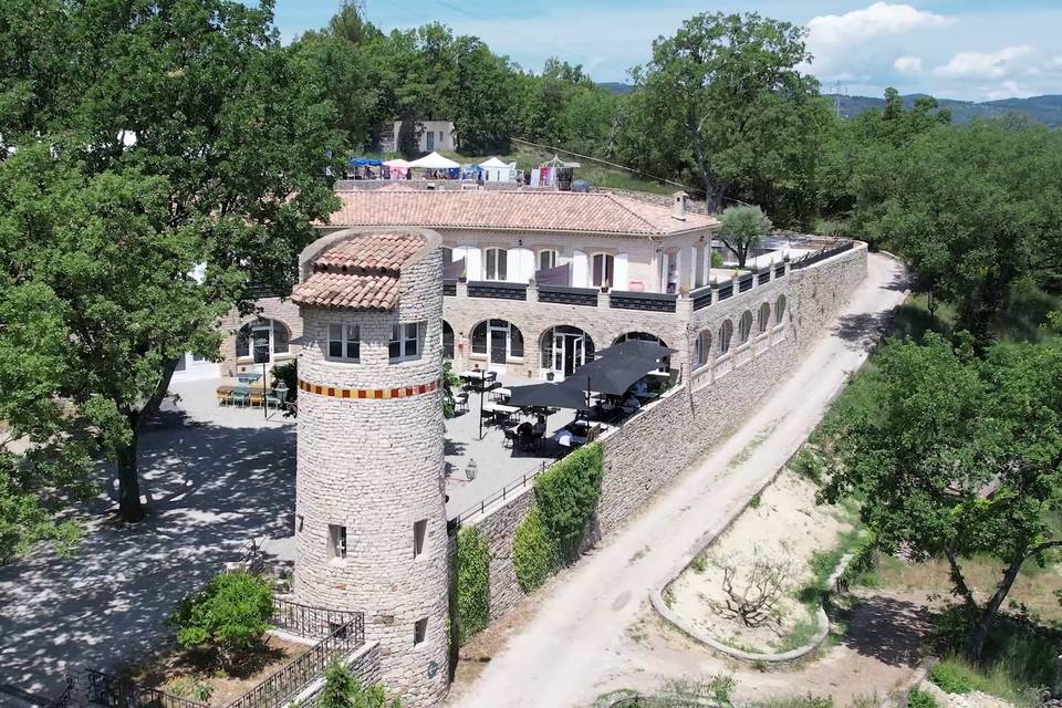 Vue drône du Domaine