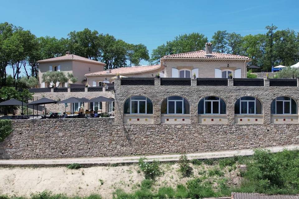 Vue drône du Domaine