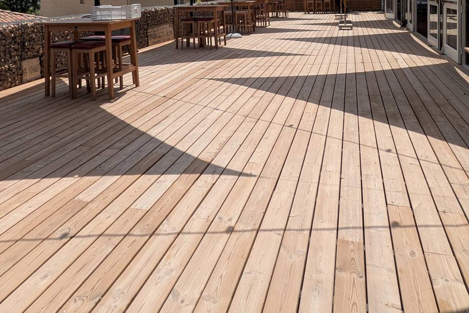 Terrasse salle événementielle