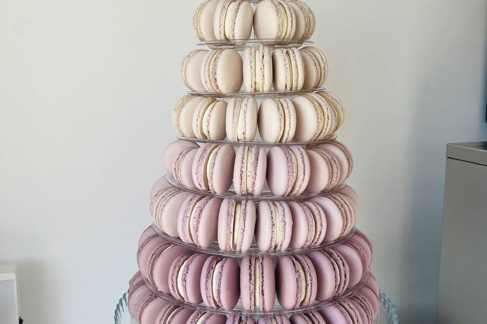 Pièce montée macarons