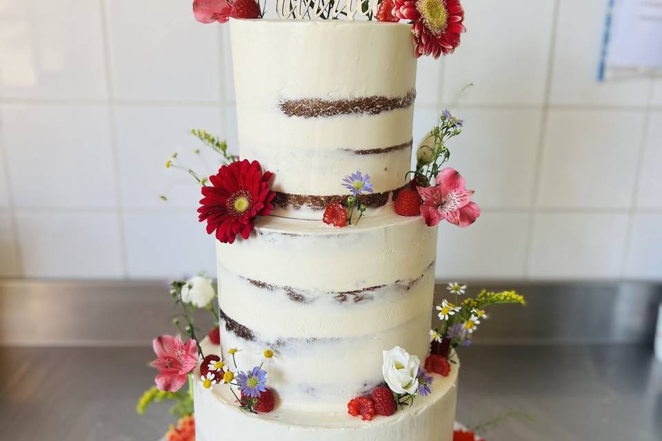 Semi nude cake